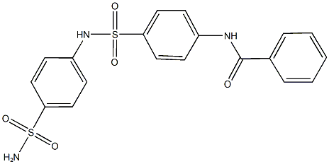 N-(4-{[4-(aminosulfonyl)anilino]sulfonyl}phenyl)benzamide Structure