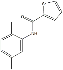N-(2,5-dimethylphenyl)thiophene-2-carboxamide 구조식 이미지