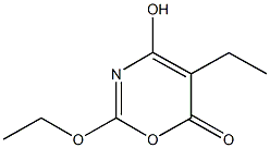 2-ethoxy-5-ethyl-4-hydroxy-6H-1,3-oxazin-6-one Structure