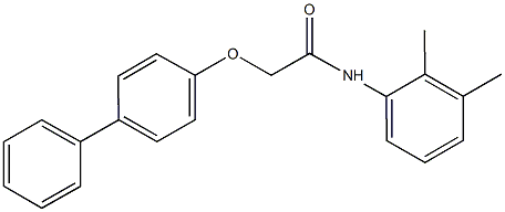 2-([1,1'-biphenyl]-4-yloxy)-N-(2,3-dimethylphenyl)acetamide Structure