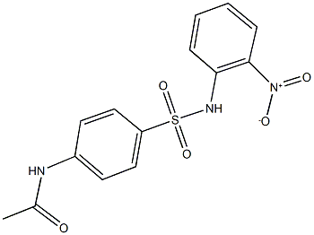 N-[4-({2-nitroanilino}sulfonyl)phenyl]acetamide Structure