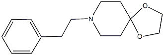 8-(2-phenylethyl)-1,4-dioxa-8-azaspiro[4.5]decane 구조식 이미지