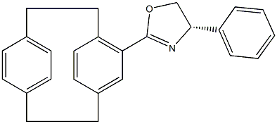 4-phenyl-2-tricyclo[8.2.2.2~4,7~]hexadeca-1(12),4,6,10,13,15-hexaen-5-yl-4,5-dihydro-1,3-oxazole 구조식 이미지