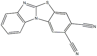 benzimidazo[2,1-b][1,3]benzothiazole-2,3-dicarbonitrile Structure