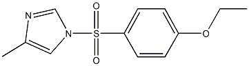 1-[(4-ethoxyphenyl)sulfonyl]-4-methyl-1H-imidazole 구조식 이미지