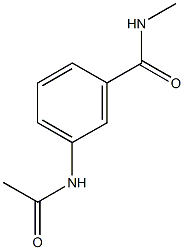 3-(acetylamino)-N-methylbenzamide Structure