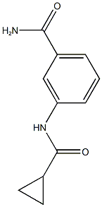 3-[(cyclopropylcarbonyl)amino]benzamide Structure