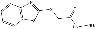 2-(1,3-benzothiazol-2-ylsulfanyl)acetohydrazide 구조식 이미지