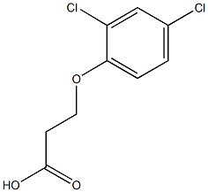3-(2,4-dichlorophenoxy)propanoic acid 구조식 이미지