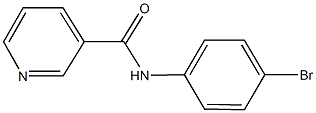 N-(4-bromophenyl)nicotinamide 구조식 이미지