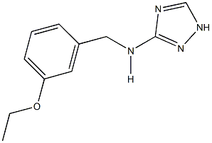 N-(3-ethoxybenzyl)-N-(1H-1,2,4-triazol-3-yl)amine 구조식 이미지