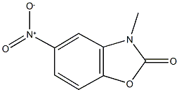 5-nitro-3-methyl-1,3-benzoxazol-2(3H)-one Structure