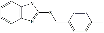 2-[(4-methylbenzyl)sulfanyl]-1,3-benzothiazole Structure