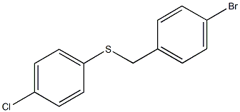 4-bromobenzyl 4-chlorophenyl sulfide Structure