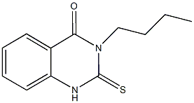 3-butyl-2-thioxo-2,3-dihydro-4(1H)-quinazolinone Structure