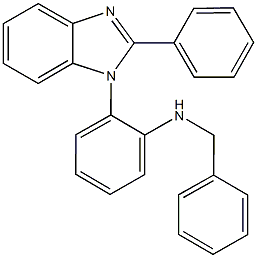 N-benzyl-2-(2-phenyl-1H-benzimidazol-1-yl)aniline 구조식 이미지