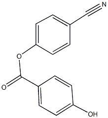 4-cyanophenyl 4-hydroxybenzoate 구조식 이미지