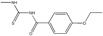 N-(4-ethoxybenzoyl)-N'-methylthiourea 구조식 이미지