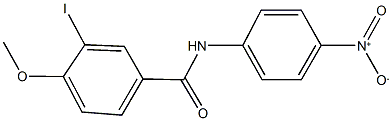 N-{4-nitrophenyl}-3-iodo-4-methoxybenzamide Structure