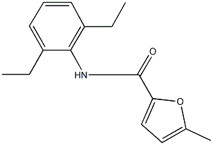 N-(2,6-diethylphenyl)-5-methyl-2-furamide 구조식 이미지