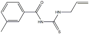 N-allyl-N'-(3-methylbenzoyl)thiourea 구조식 이미지