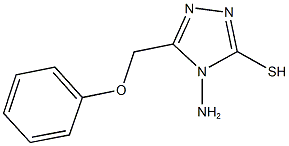 4-amino-5-(phenoxymethyl)-4H-1,2,4-triazol-3-yl hydrosulfide 구조식 이미지