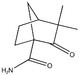 3,3-dimethyl-2-oxobicyclo[2.2.1]heptane-1-carboxamide Structure