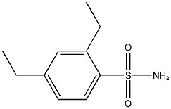 2,4-diethylbenzenesulfonamide Structure