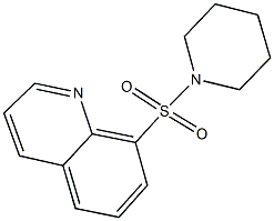 8-(1-piperidinylsulfonyl)quinoline Structure