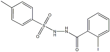 N'-(2-iodobenzoyl)-4-methylbenzenesulfonohydrazide Structure