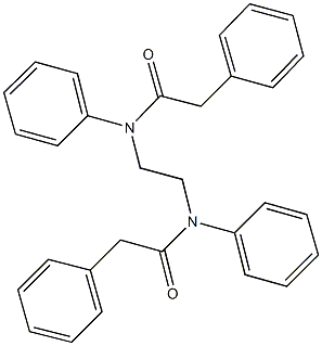 N,2-diphenyl-N-{2-[(phenylacetyl)anilino]ethyl}acetamide 구조식 이미지