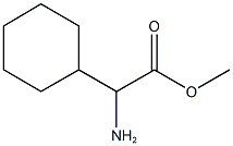 methyl amino(cyclohexyl)acetate Structure