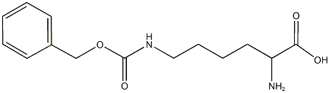 N~6~-[(benzyloxy)carbonyl]lysine 구조식 이미지