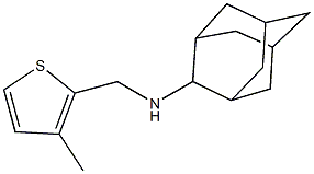 N-(2-adamantyl)-N-[(3-methyl-2-thienyl)methyl]amine 구조식 이미지