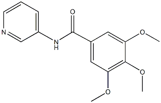 3,4,5-trimethoxy-N-(3-pyridinyl)benzamide Structure