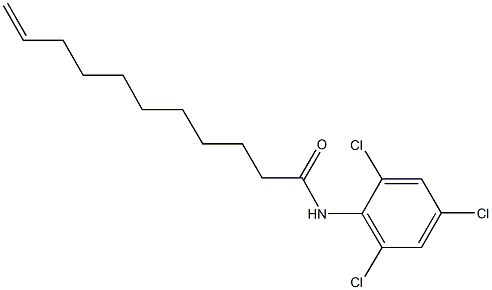 N-(2,4,6-trichlorophenyl)undec-10-enamide Structure