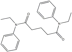 N~1~,N~5~-diethyl-N~1~,N~5~-diphenylpentanediamide 구조식 이미지