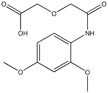 [2-(2,4-dimethoxyanilino)-2-oxoethoxy]acetic acid Structure