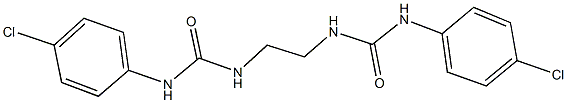 N-(2-{[(4-chloroanilino)carbonyl]amino}ethyl)-N'-(4-chlorophenyl)urea 구조식 이미지