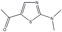 1-[2-(dimethylamino)-1,3-thiazol-5-yl]ethanone 구조식 이미지