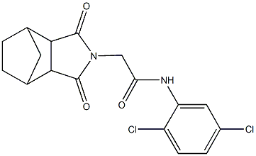 N-(2,5-dichlorophenyl)-2-(3,5-dioxo-4-azatricyclo[5.2.1.0~2,6~]dec-4-yl)acetamide Structure