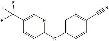 4-{[5-(trifluoromethyl)-2-pyridinyl]oxy}benzonitrile Structure