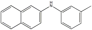 N-(3-methylphenyl)naphthalen-2-amine 구조식 이미지