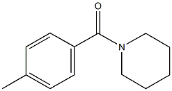 1-(4-methylbenzoyl)piperidine 구조식 이미지