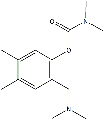 2-[(dimethylamino)methyl]-4,5-dimethylphenyl dimethylcarbamate 구조식 이미지