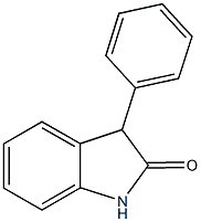 3-phenyl-1,3-dihydro-2H-indol-2-one Structure