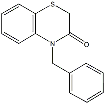 4-benzyl-2H-1,4-benzothiazin-3(4H)-one 구조식 이미지