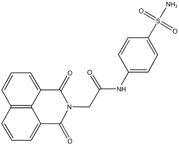N-[4-(aminosulfonyl)phenyl]-2-(1,3-dioxo-1H-benzo[de]isoquinolin-2(3H)-yl)acetamide Structure