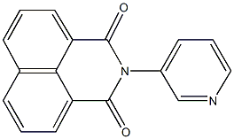 2-(3-pyridinyl)-1H-benzo[de]isoquinoline-1,3(2H)-dione 구조식 이미지