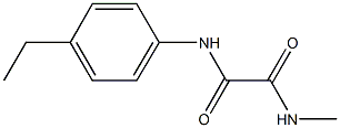 N~1~-(4-ethylphenyl)-N~2~-methylethanediamide Structure